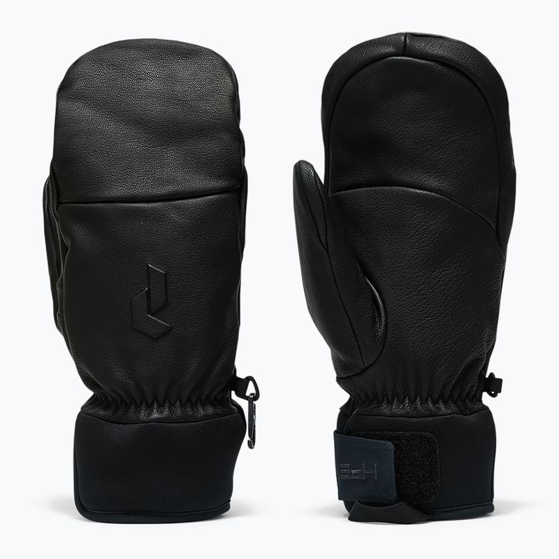 Mănuși de schi Peak Performance Leather Hipe Solarcore Insulated Mitten black