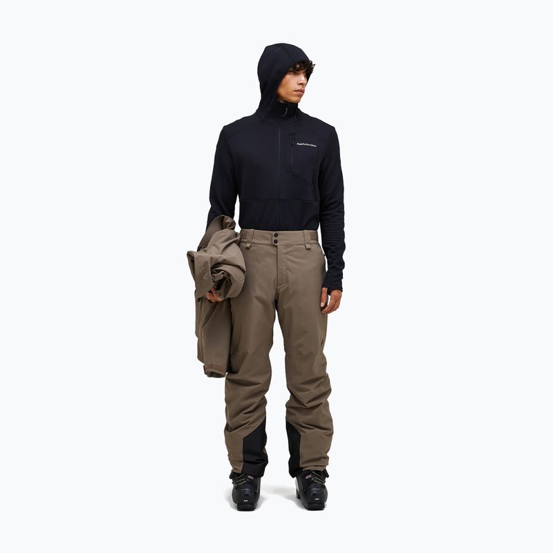Pantaloni de schi pentru bărbați Peak Performance Maroon Hipe 2L Insulated Shell terrain tan 2