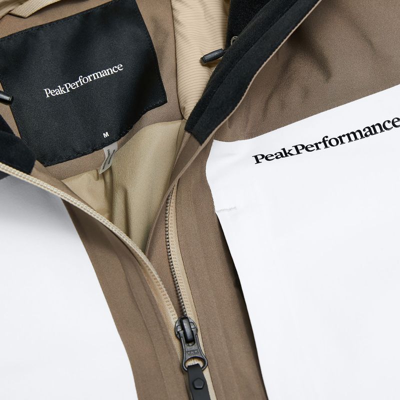 Geacă de schi pentru bărbați Peak Performance Whitelight Hipe 2L Insulated Shell terrain tan/antarctica 4