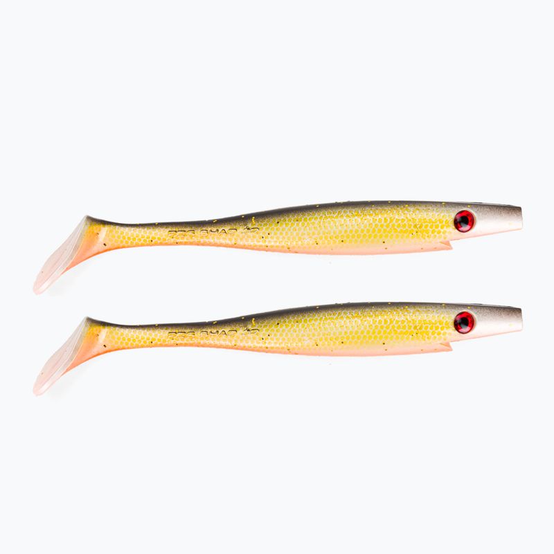 Strike Pro Pig Shad Jr momeală din cauciuc 2 buc galben TEV-SP172C-C041