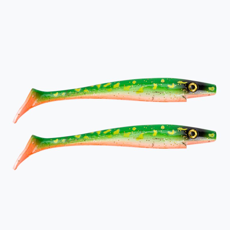 Strike Pro Pig Shad Jr momeală de cauciuc 2 buc. verde TEV-SP172C-C450