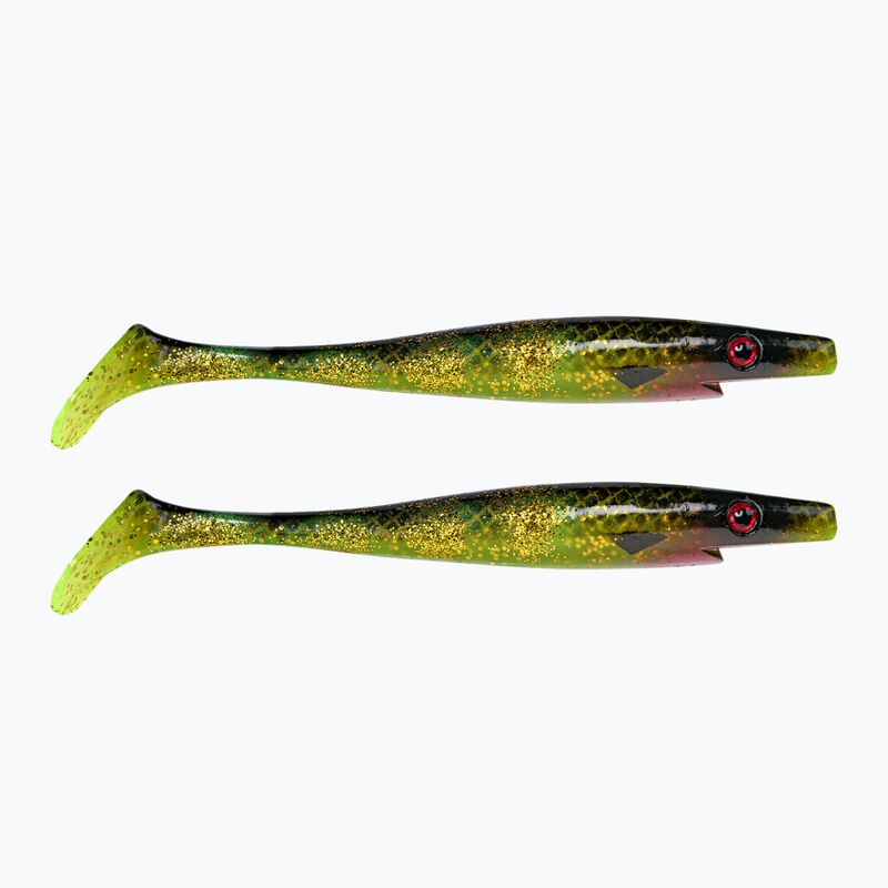Strike Pro Pig Shad Tournament momeală de cauciuc Strike Pro Pig Shad 2 buc galben TEV-SP172M-132