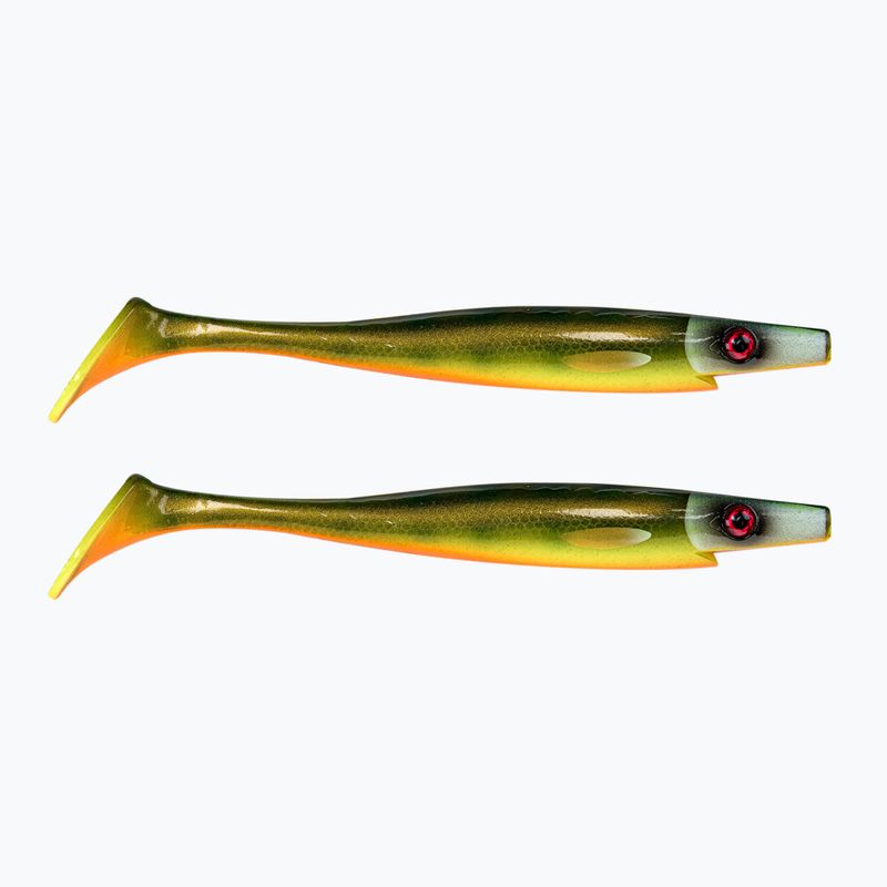 Strike Pro Pig Shad Tournament momeală de cauciuc Strike Pro Pig Shad 2 buc galben TEV-SP172M-MN2