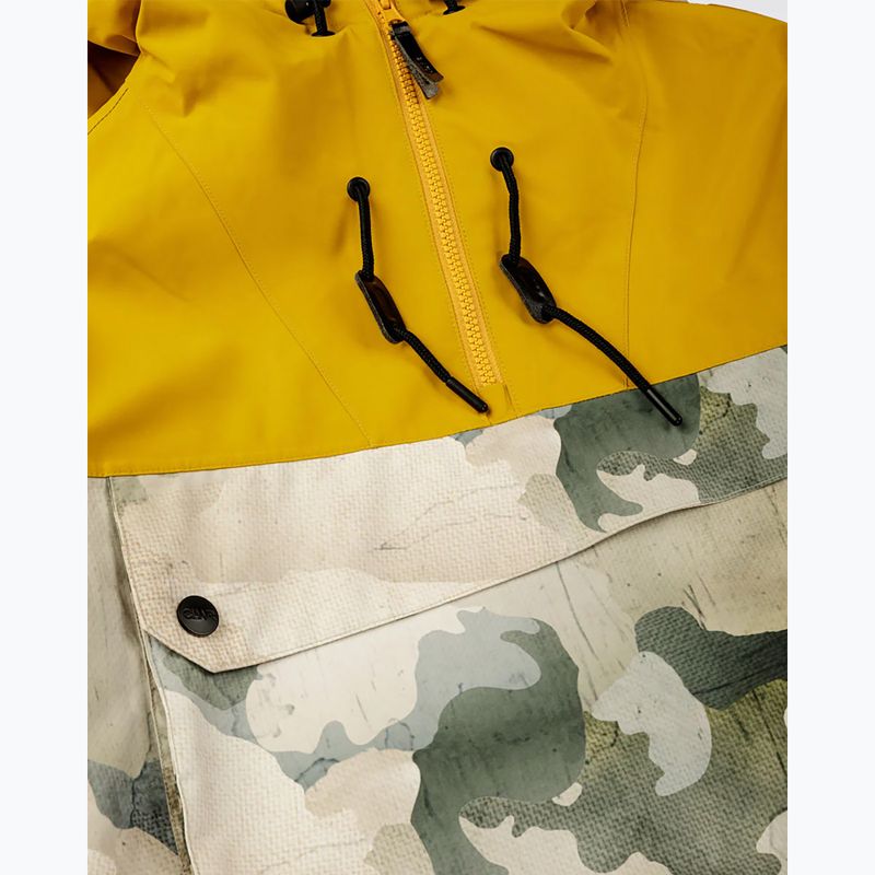 Geacă de snowboard pentru bărbați Colourwear Essential Anorak yellow 3