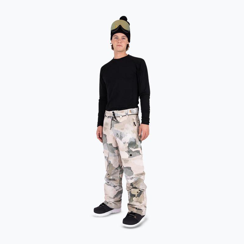 Pantaloni de snowboard pentru femei Colourwear Flight water camo 2