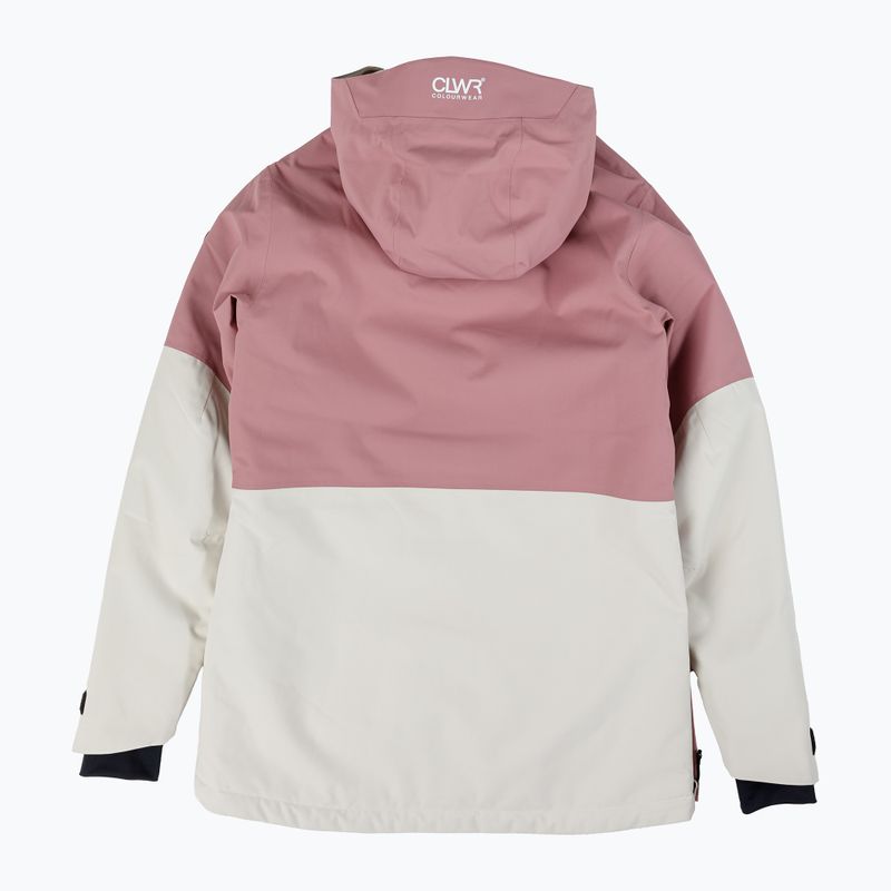 Geacă de snowboard pentru femei  Colourwear Homage Anorak 2.0 off-white 2