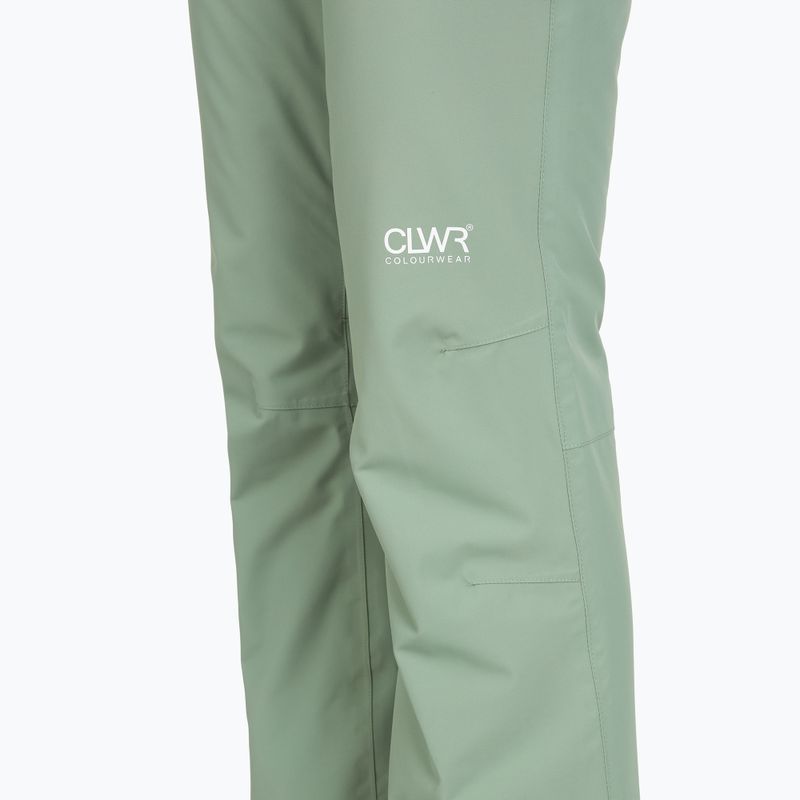 Pantaloni de snowboard pentru femei Colourwear Cork lt sage 3