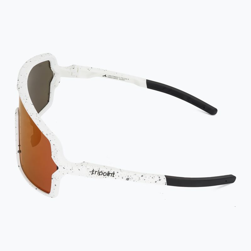 Ochelari de soare Tripoint 008 Lake Prespa X matt white with spots/brown/red multi 4