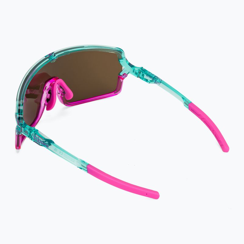 Ochelari de soare Tripoint 008 Lake Prespa X crystal neon turquoise/brown/pink multi 2