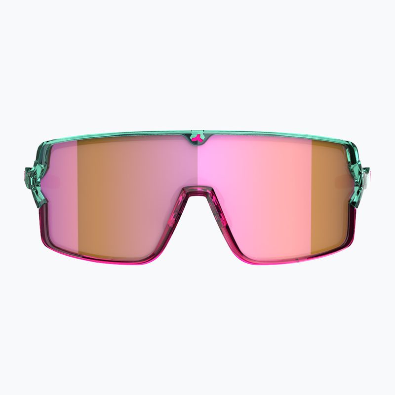 Ochelari de soare Tripoint 008 Lake Prespa X crystal neon turquoise/brown/pink multi 2