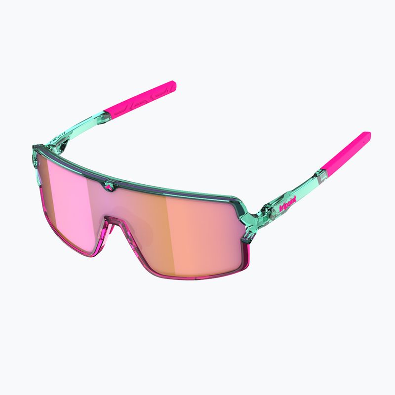 Ochelari de soare Tripoint 008 Lake Prespa X crystal neon turquoise/brown/pink multi 3