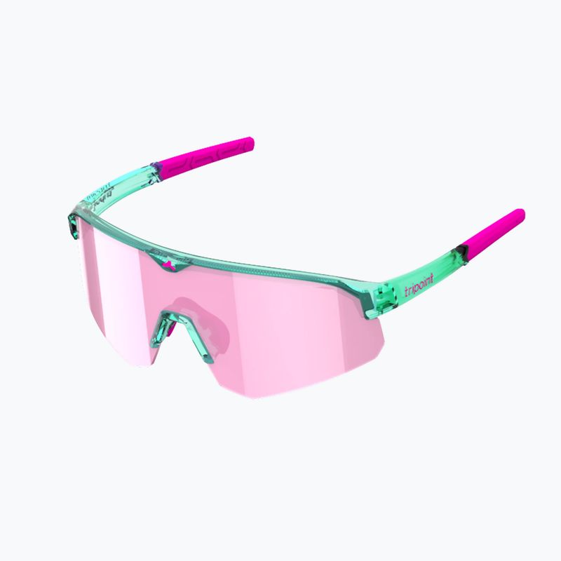 Ochelari de soare Tripoint 006 Lake Victoria Small transparent neon turquoise/brown pink multi 2