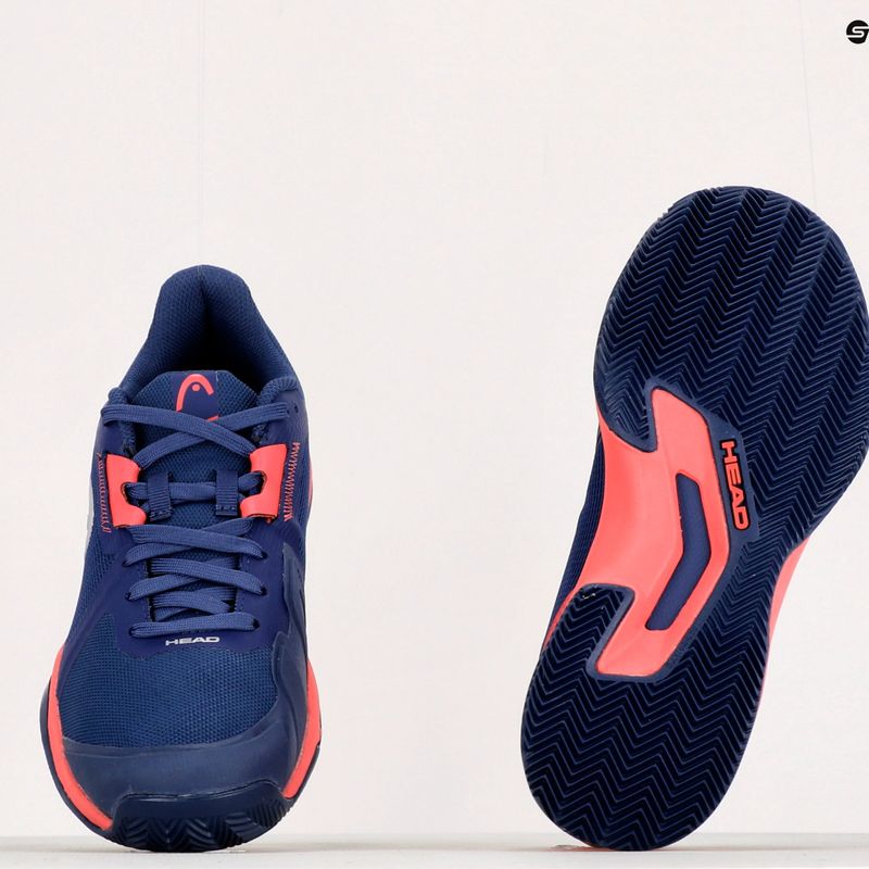 Pantofi de tenis HEAD Sprint Team 3.5 Clay pentru femei, albastru marin 274312 9