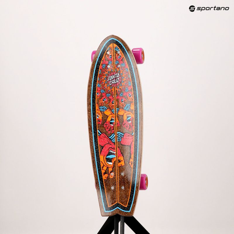 Cruiser skateboard Santa Cruz Cruzer Cruzer Mandala Hand Shark 8.8 maro 124573 11