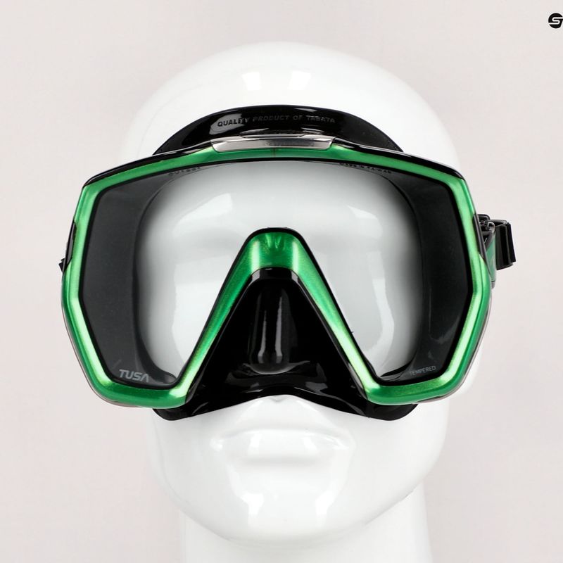 Mască de înot TUSA Freedom Hd Mask, verde, M-1001 7