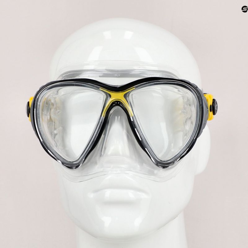 Masca de scufundare Cressi Big Eyes Evolution galben DS340010 8