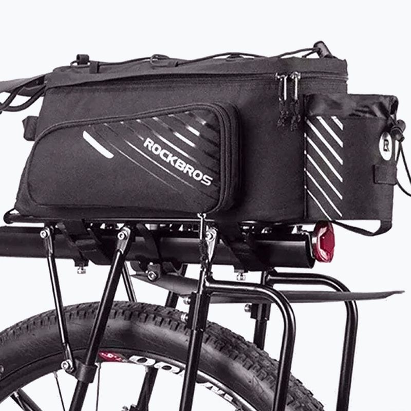 Geantă de bicicletă pentru portbagaj Rockbros A9-BK Bicycle Pannier Bag black 3