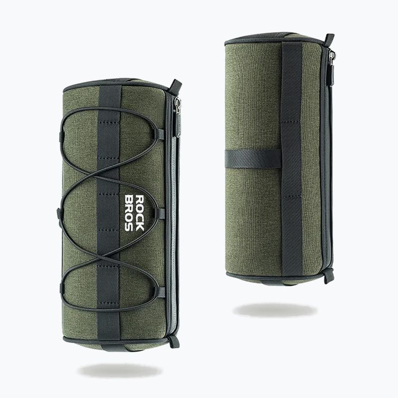Geantă de bicicletă Rockbros 30110049001 Bike Front Bag 2 l green/black 2