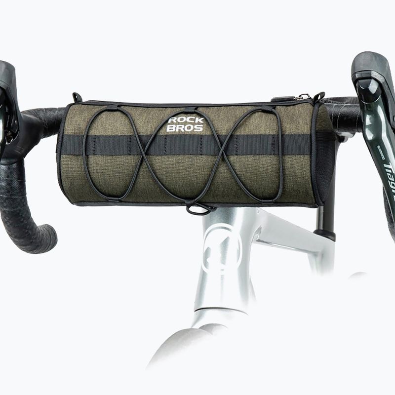 Geantă de bicicletă Rockbros 30110049001 Bike Front Bag 2 l green/black 3