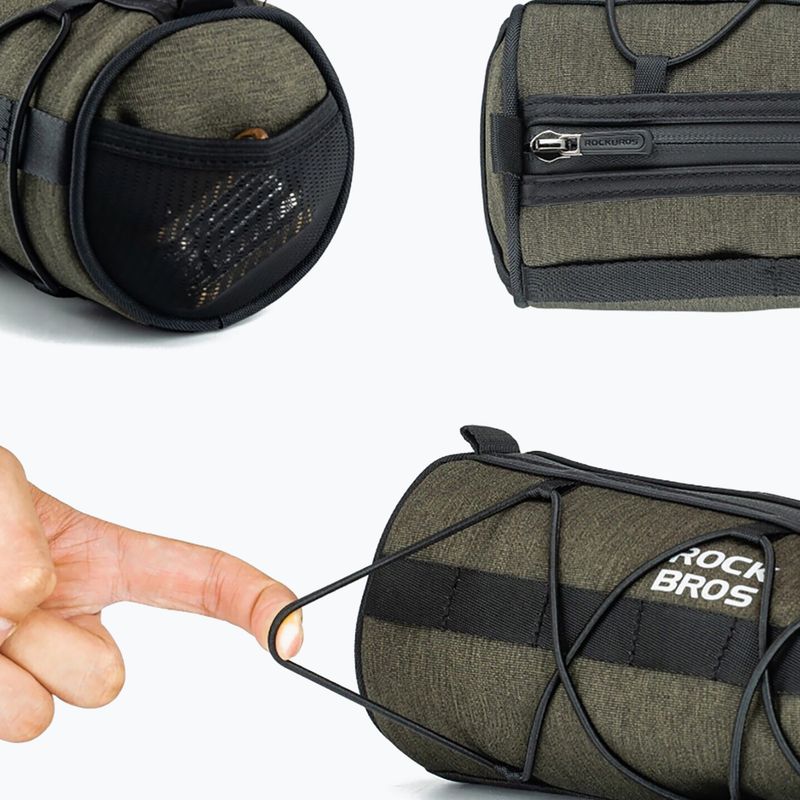 Geantă de bicicletă Rockbros 30110049001 Bike Front Bag 2 l green/black 4