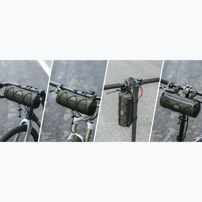 Geantă de bicicletă Rockbros 30110049001 Bike Front Bag 2 l green/black 7