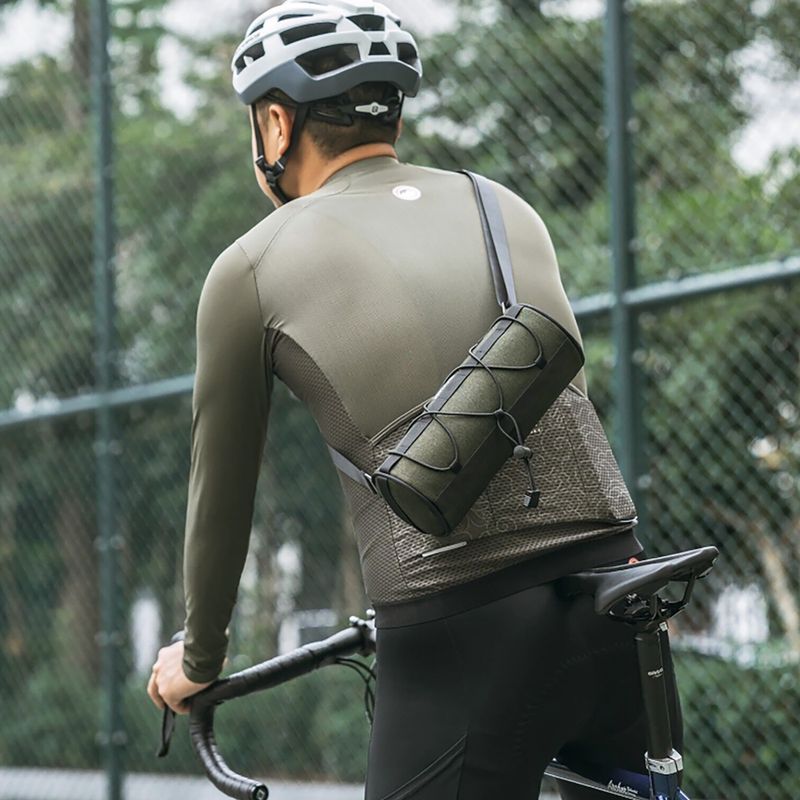 Geantă de bicicletă Rockbros 30110049001 Bike Front Bag 2 l green/black 12