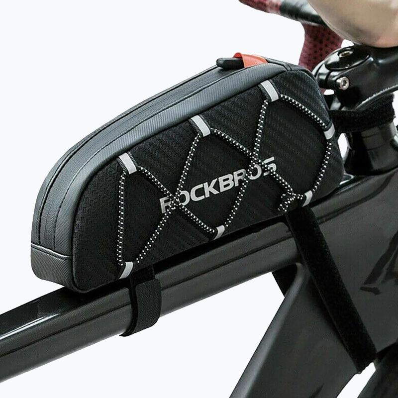 Geantă de bicicletă pentru cadru Rockbros 039BK Bike Tube Bag 1 l black 3