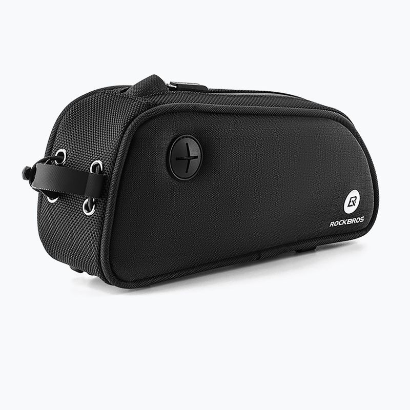 Geantă de bicicletă pentru cadru Rockbros 30120096001 MTB Bike Top Tube Bag 1,3 l black 2