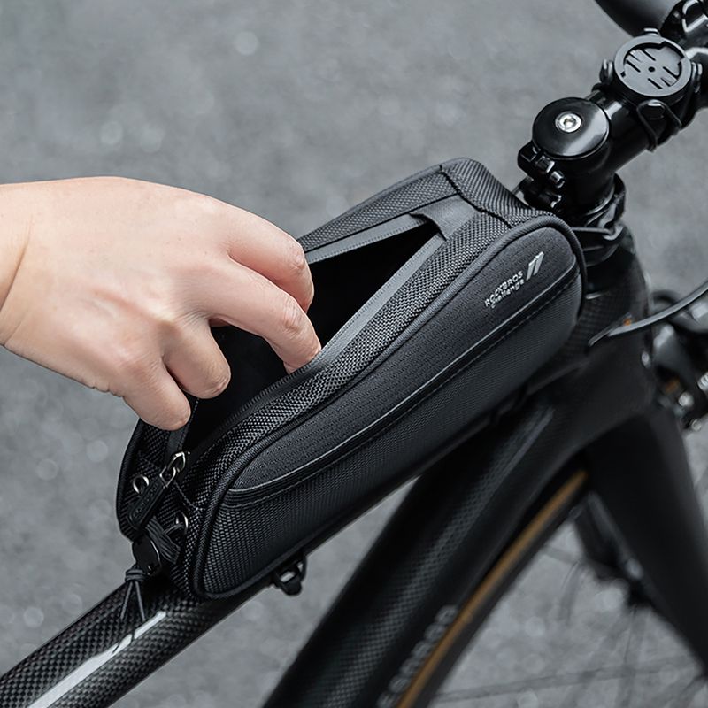 Geantă de bicicletă pentru cadru Rockbros 30120096001 MTB Bike Top Tube Bag 1,3 l black 6