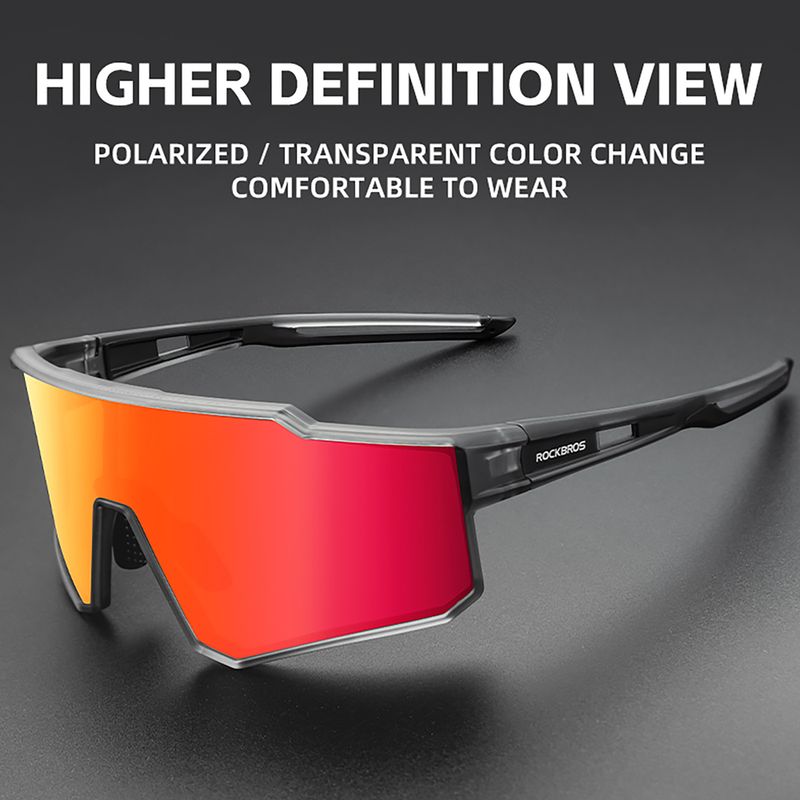 Ochelari de soare Rockbros 14110012 Polarized grey/red 2