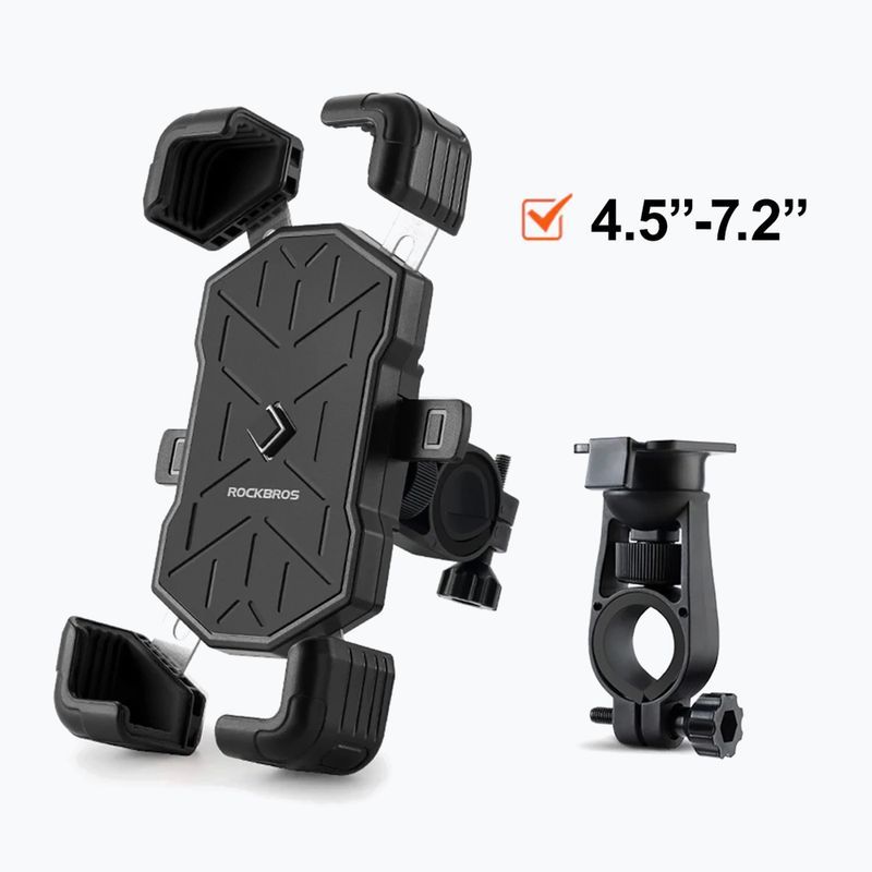 Suport de telefon pentru bicicletă Rockbros 25210030001 Phone Holder black 3