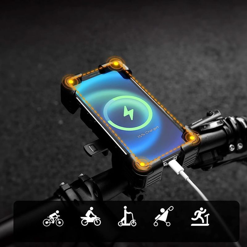 Suport de telefon pentru bicicletă Rockbros 25210030001 Phone Holder black 5