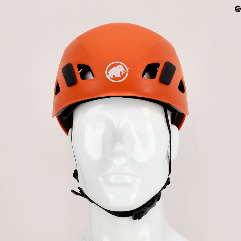 Cască de alpinism MAMMUT Skywalker 3.0 portocalie 10