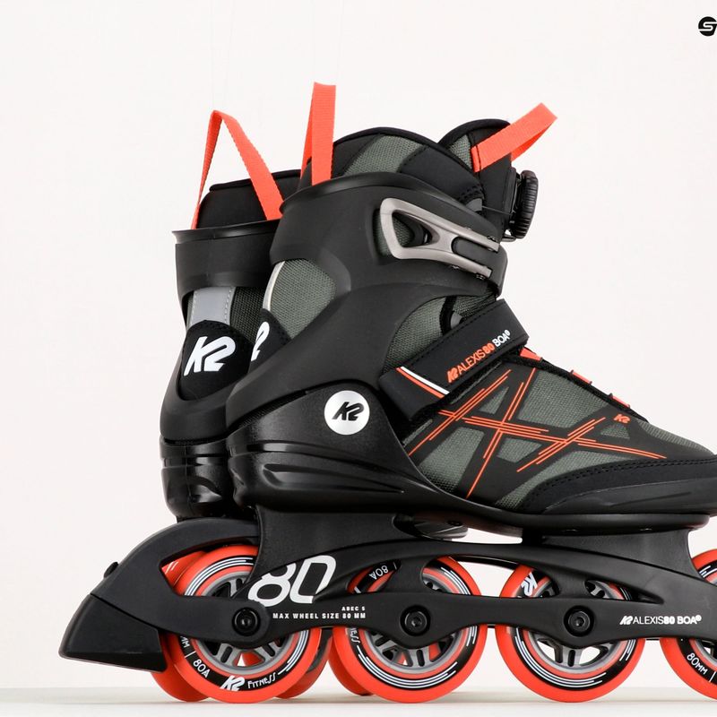 Patine pentru femei K2 Alexis 80 Boa gri 30G0317 13