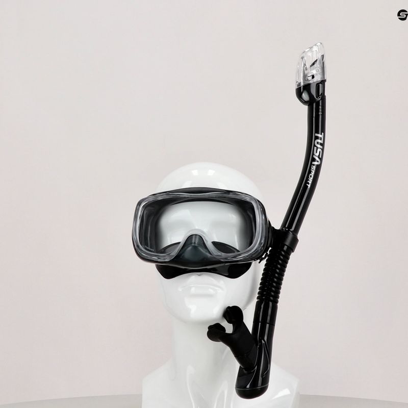 TUSA Mască + Snorkel set negru UC-3325P 9