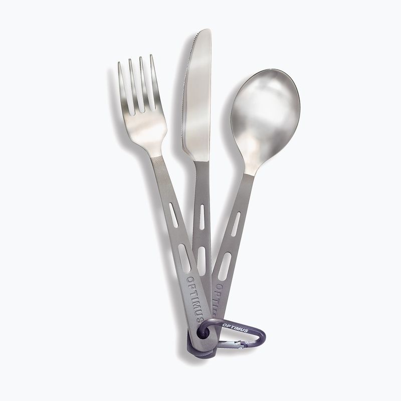 Tacâmuri Optimus Titanium 3-Piece Cutlery Set argintii 8016286