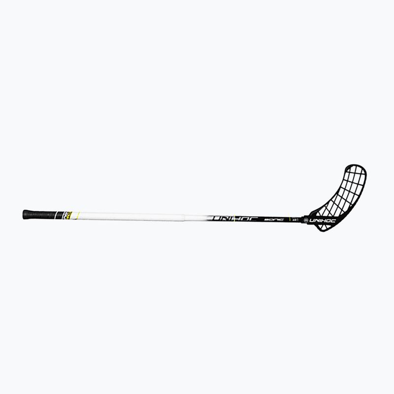 UNIHOC Sonic Top Light II 28 alb-negru și alb 02688 bata de floorball pentru bărbați 5