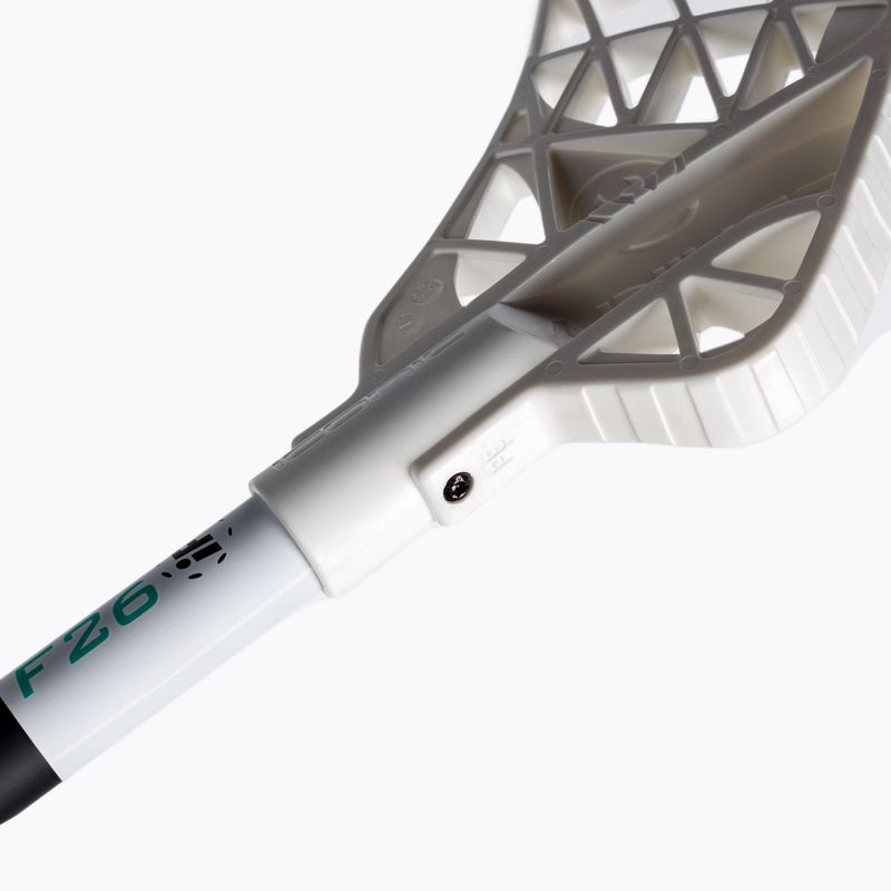 UNIHOC Iconic Composite 26 stick drept de floorball alb/negru 04942 4