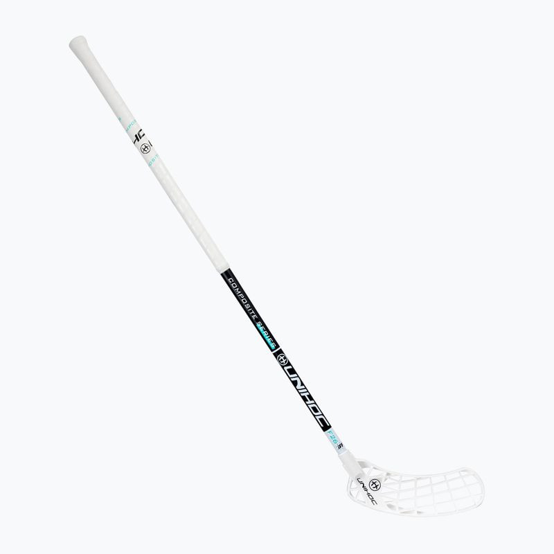UNIHOC Iconic Composite 26 stick drept de floorball alb/negru 04942 5