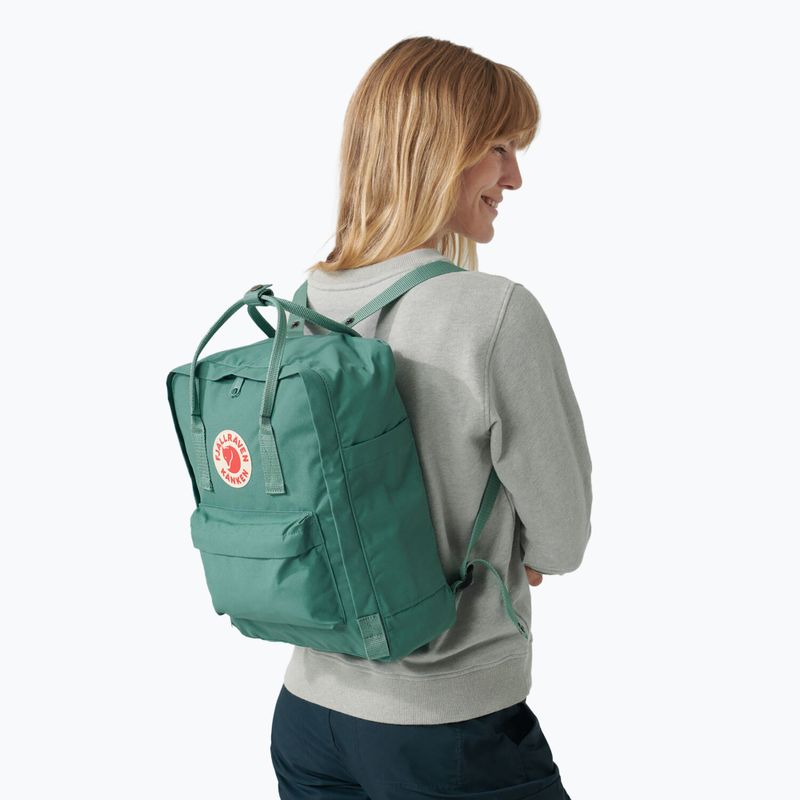 Rucsac turistic Fjällräven Kanken 16 l frost green 9