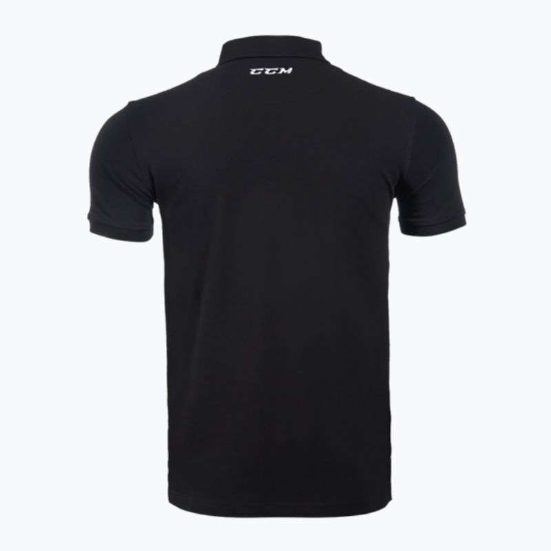 Tricou pentru bărbați CCM Polo SR black 2