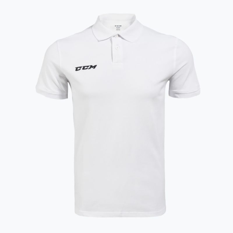 Tricou pentru bărbați CCM Polo SR white