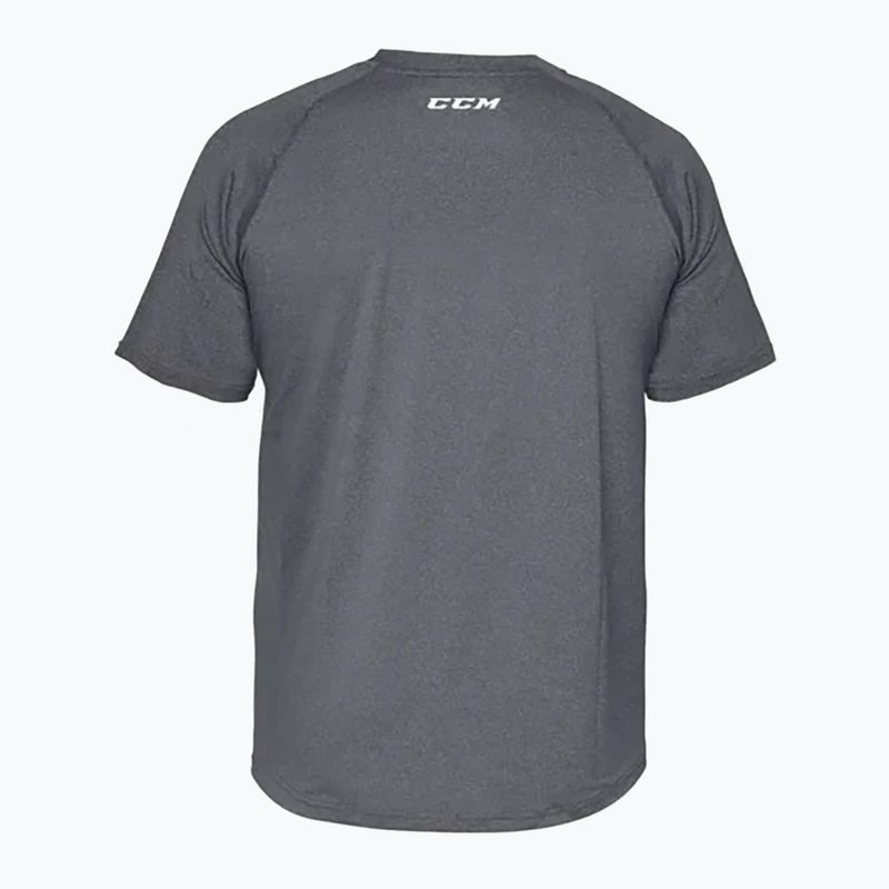 Tricou pentru bărbați CCM Ribano Performance Loose Fit SR grey 2