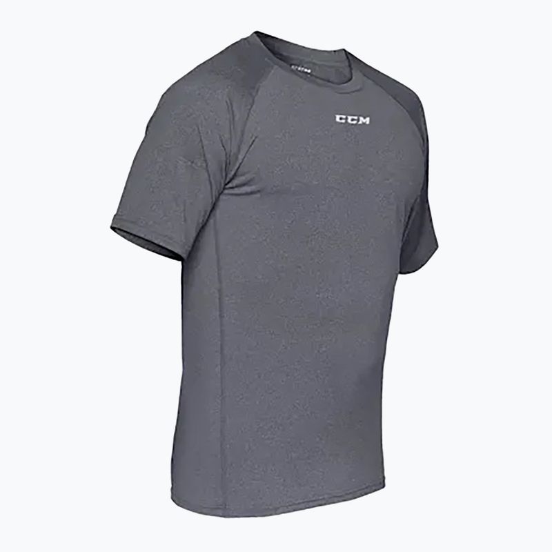 Tricou pentru bărbați CCM Ribano Performance Loose Fit SR grey 3