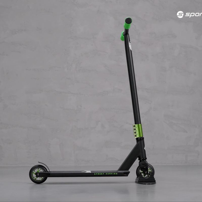 Street Surfing Stunt Scooter Bandit negru / verde 8