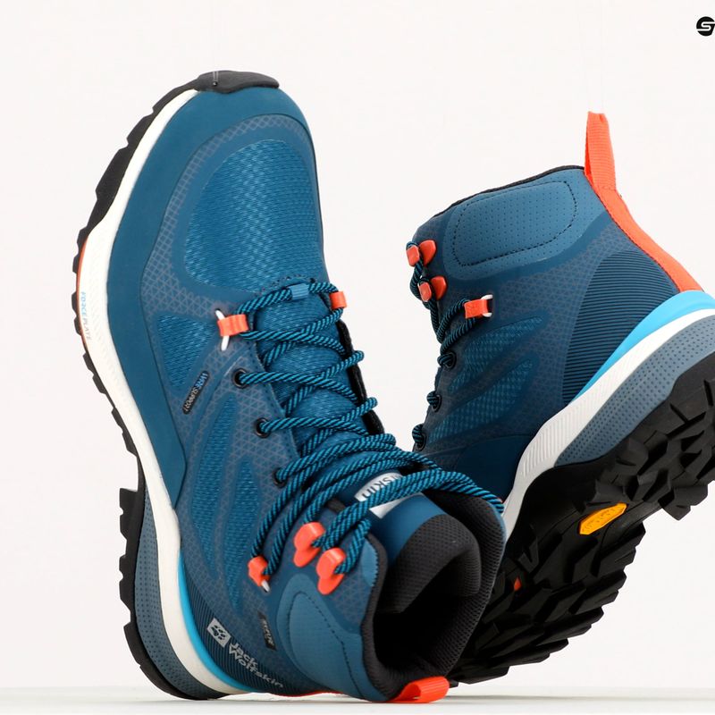 Jack Wolfskin Force Striker Texapore Mid cizme de trekking pentru femei albastru 4038873 10