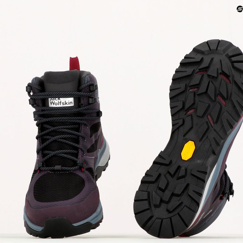 Cizme de trekking pentru femei Jack Wolfskin Force Striker Texapore Mid violet 4038873 10