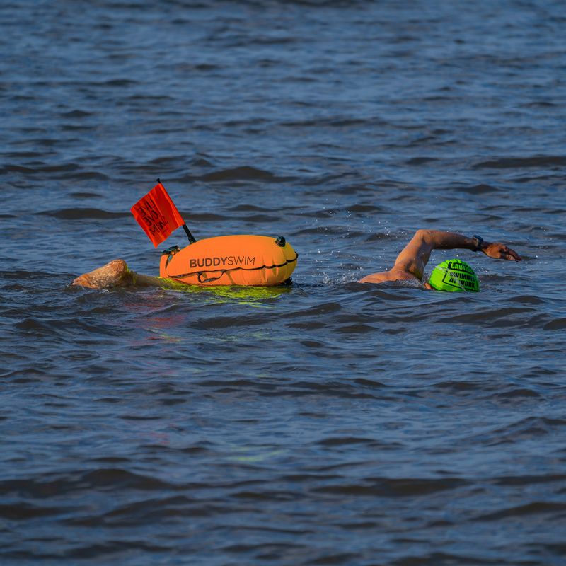 Geamandură BuddySwim Dry Bag with Flag 28 l orange 4