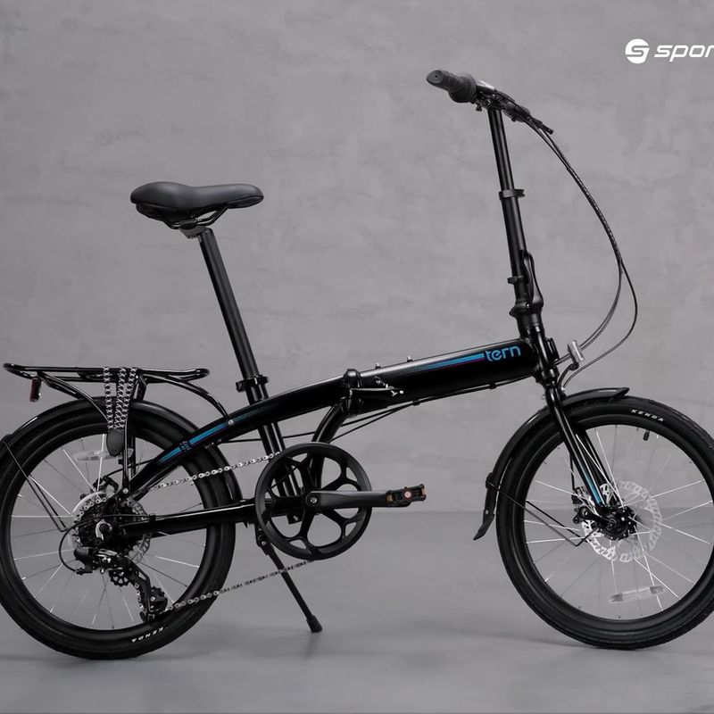 Pliabila bicicletă de oraș Tern Link B8 negru 18