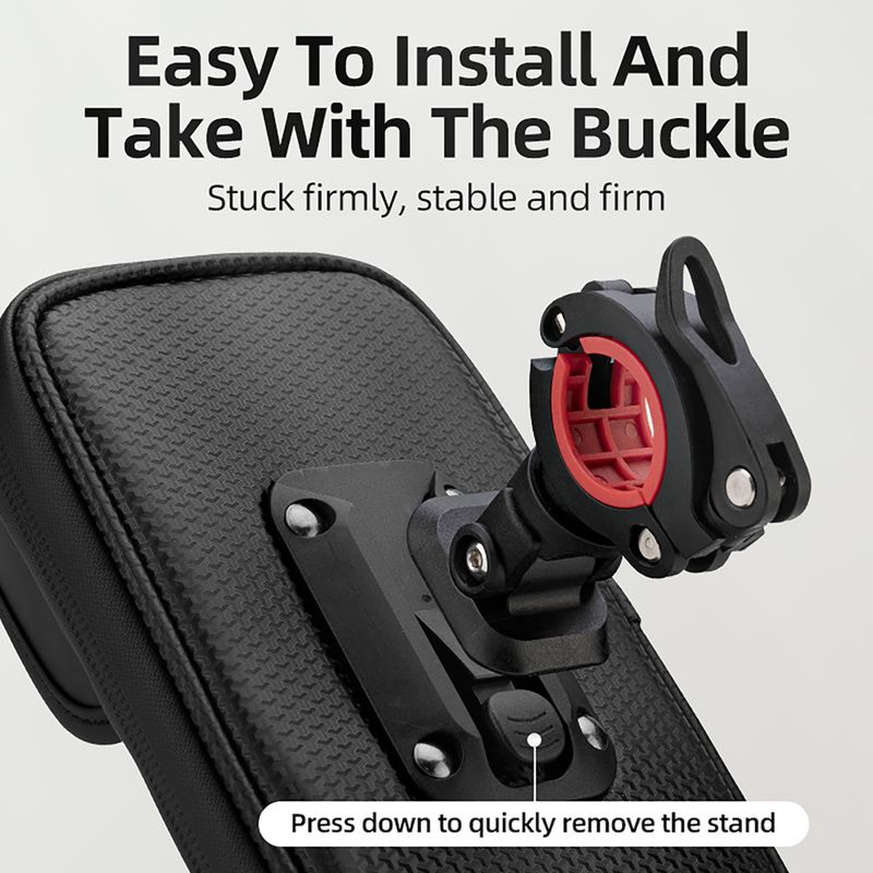 Geantă de bicicletă pentru ghidon Rockbros 301101770001 WP Bike Phone Bag for 6.7" black 4